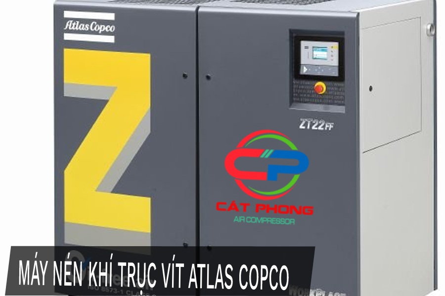 máy nén khí trục vít atlas copco