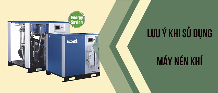 sử dụng máy nén khí