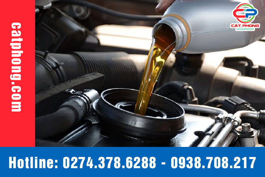 máy nén khí hao dầu
