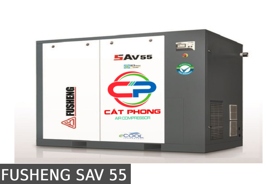 máy nén khí trục vít fusheng sav 55
